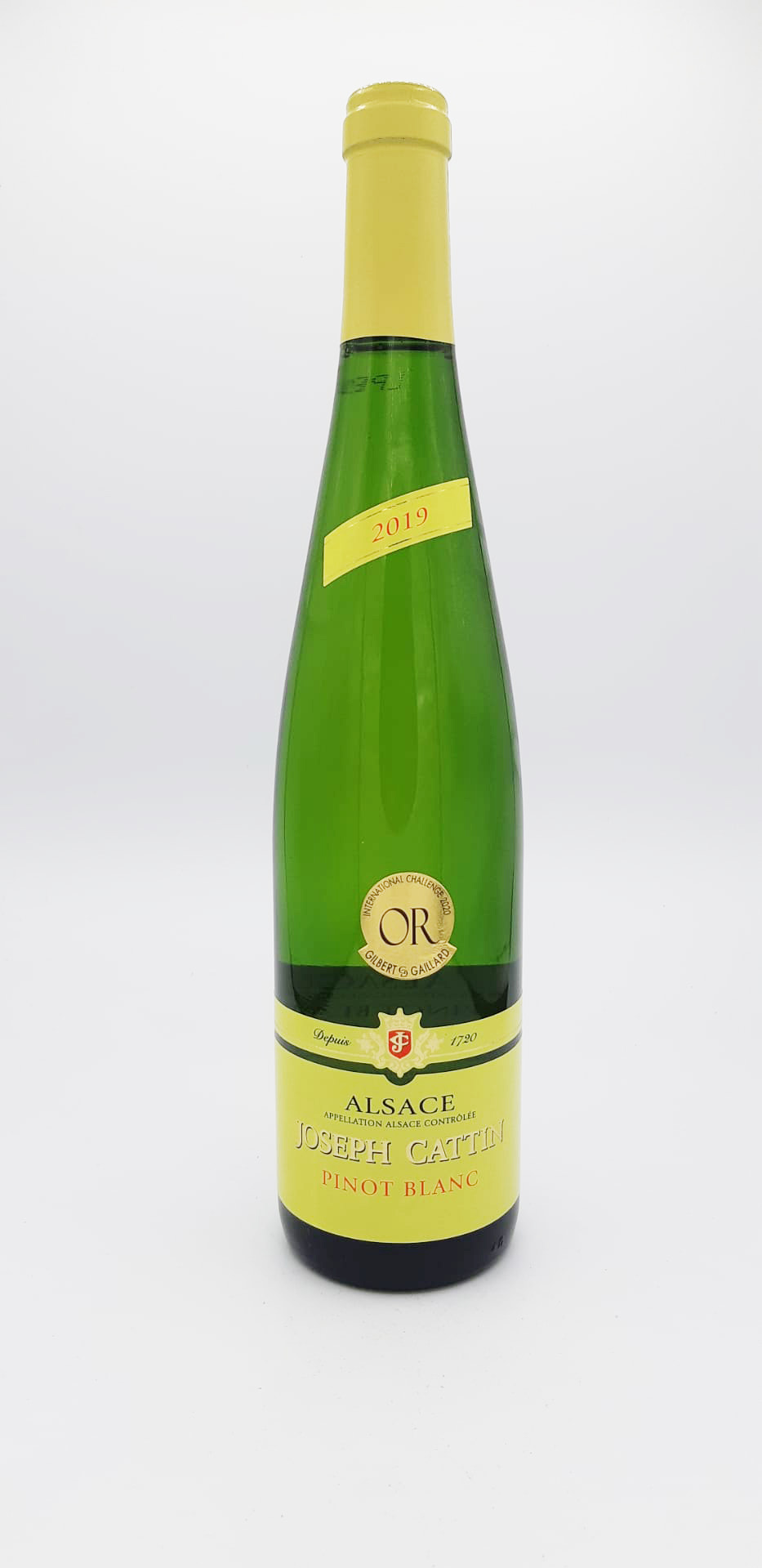 Pinot Blanc du Domaine J.Cattin. Médaille d'Or. 2019